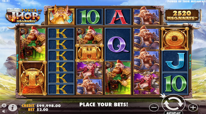 Power of Thor Megaways Features Screenshot