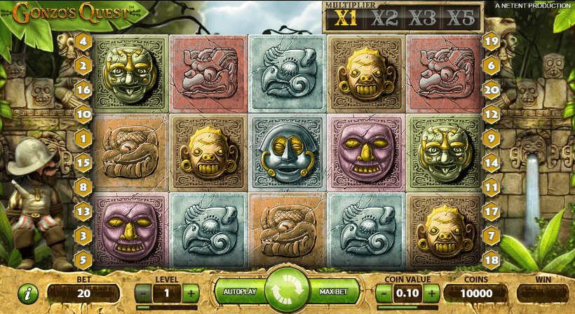 Spela Gonzos Quest slot